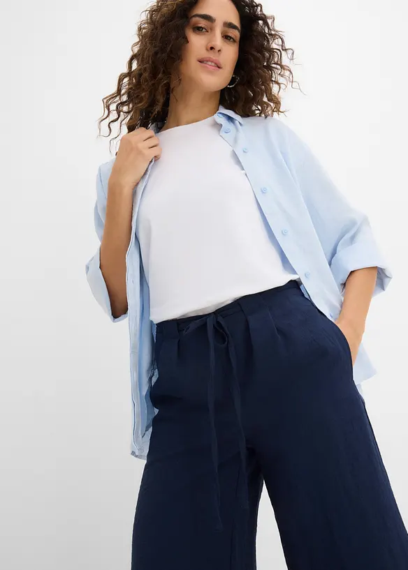 Jupe-culotte fluide en viscose majoritaire, bonprix