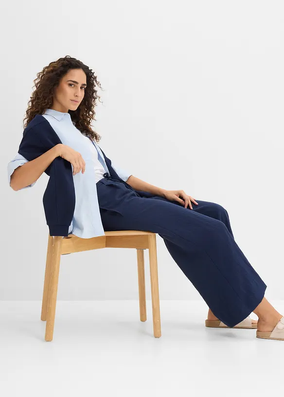 Jupe-culotte fluide en viscose majoritaire, bonprix