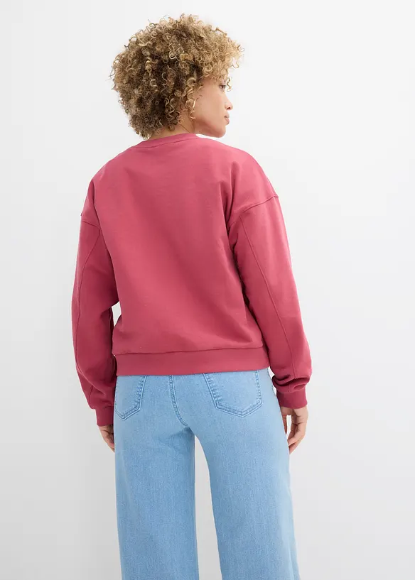 Sweat oversize 100% coton, bonprix