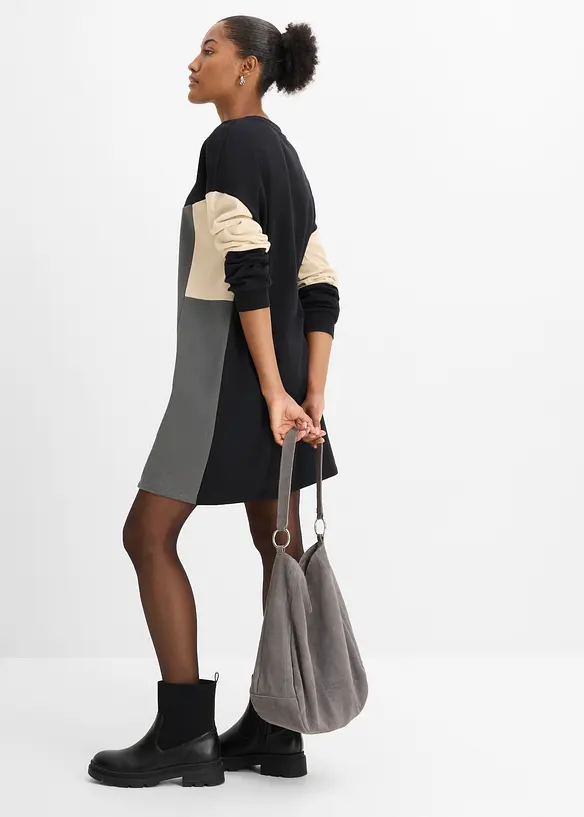 Robe sweat 100% coton, bonprix