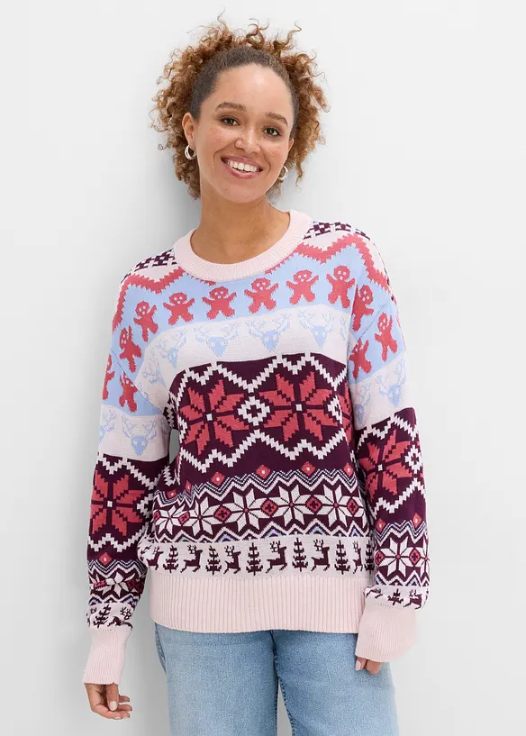 Pullover aus Baumwoll-Mix, bonprix