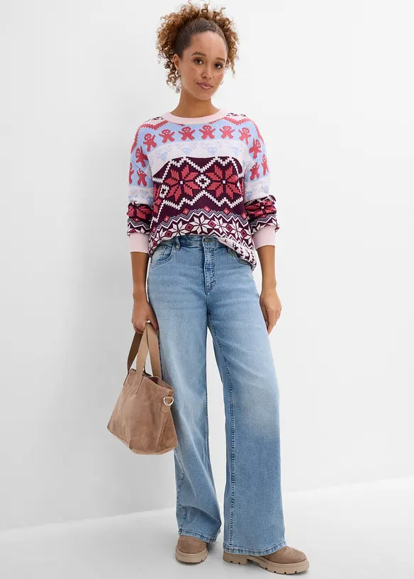 Pullover aus Baumwoll-Mix, bonprix