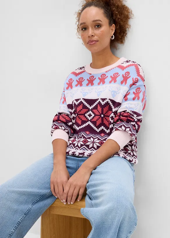 Pullover aus Baumwoll-Mix, bonprix