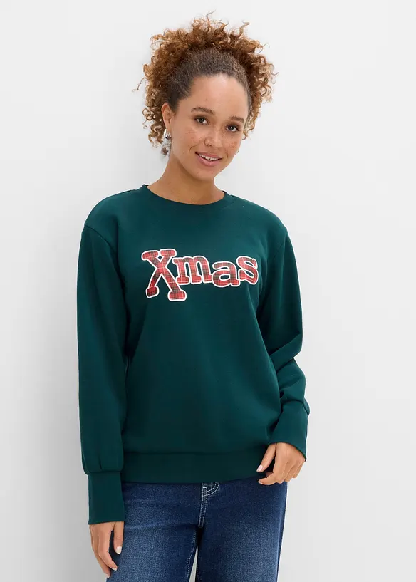Sweat en coton majoritaire, bonprix
