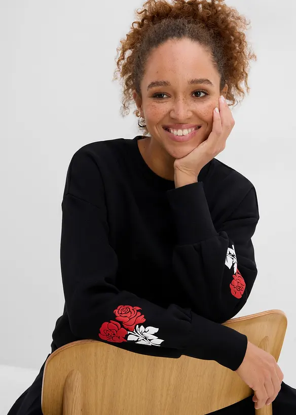 Sweat en coton majoritaire, bonprix