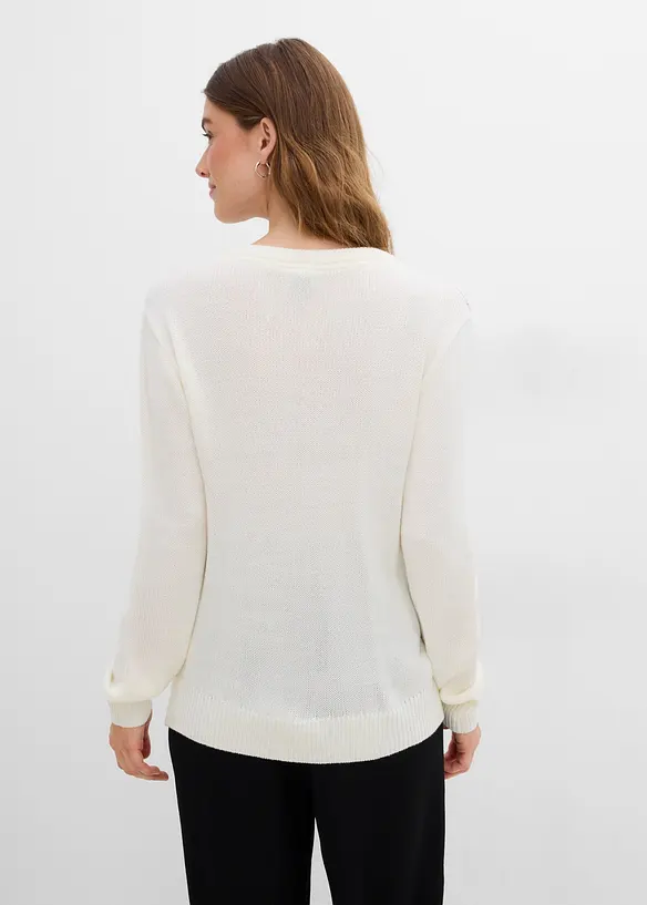 Pullover mit Weihnachtsmotiv, bonprix