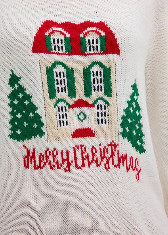 Pullover mit Weihnachtsmotiv, bonprix