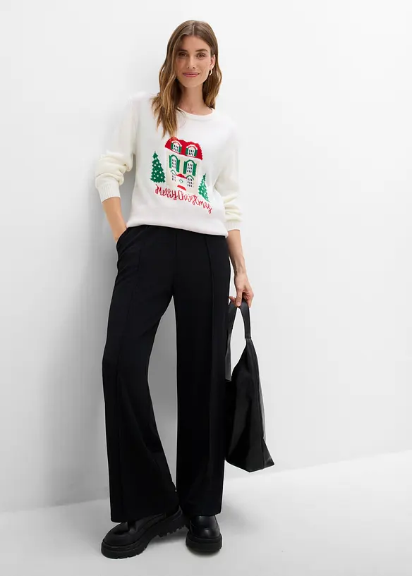 Pullover mit Weihnachtsmotiv, bonprix