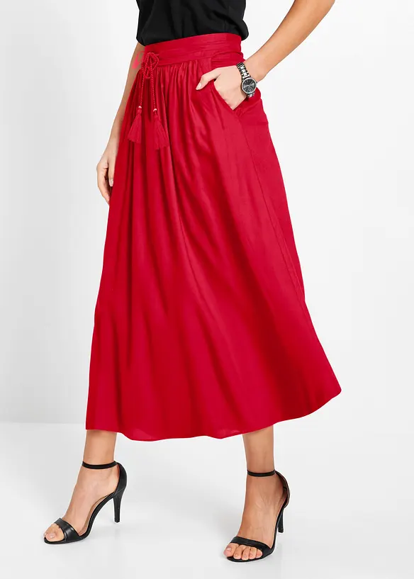 Jupe longue en viscose, bonprix