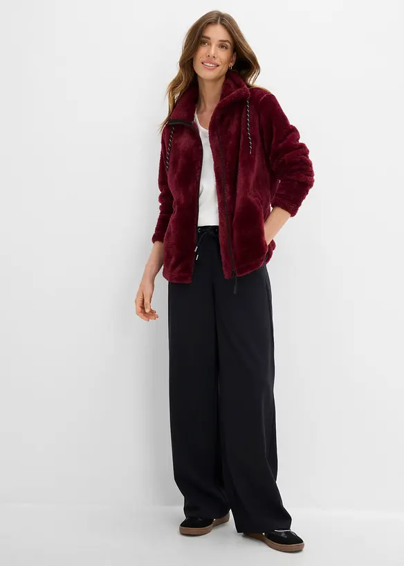 Veste en polaire peluche, bonprix