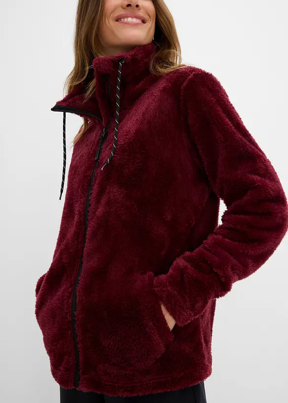 Veste en polaire peluche, bonprix