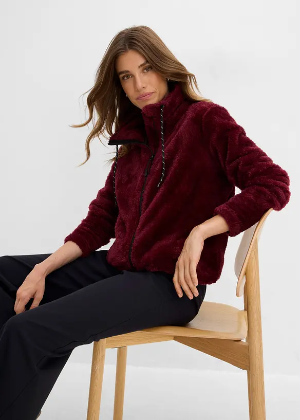 Veste en polaire peluche, bonprix