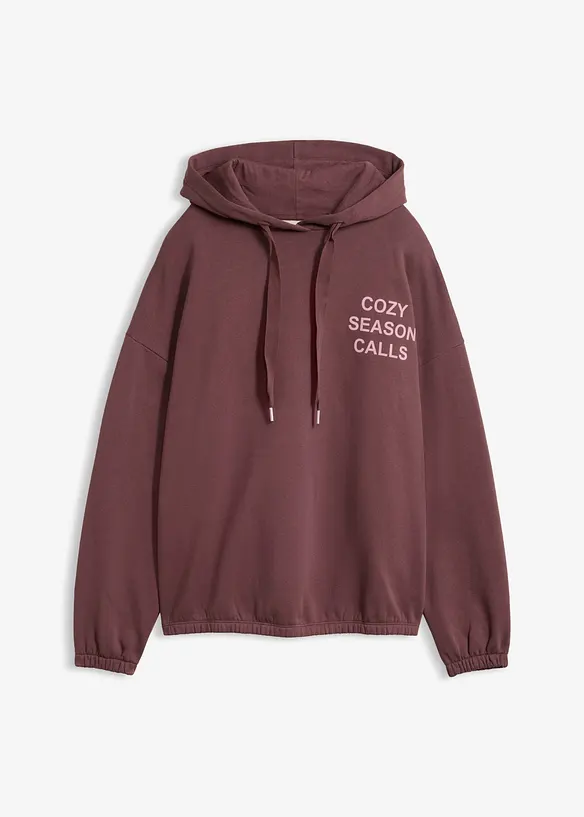Sweat oversize 100% coton, bonprix