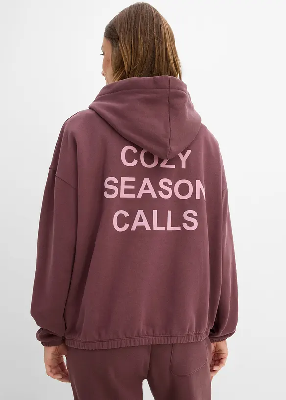Sweat oversize 100% coton, bonprix