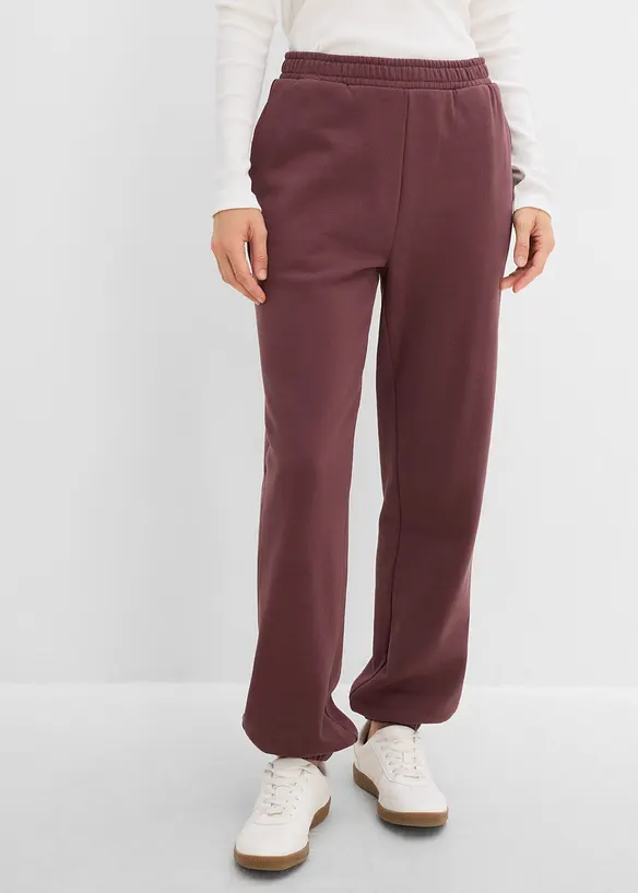 Pantalon sweat 100% coton, bonprix