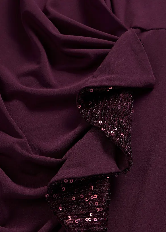 Jerseykleid mit Pailletten, bonprix