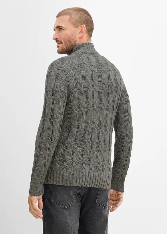 Troyer mit Zopfmuster, bonprix