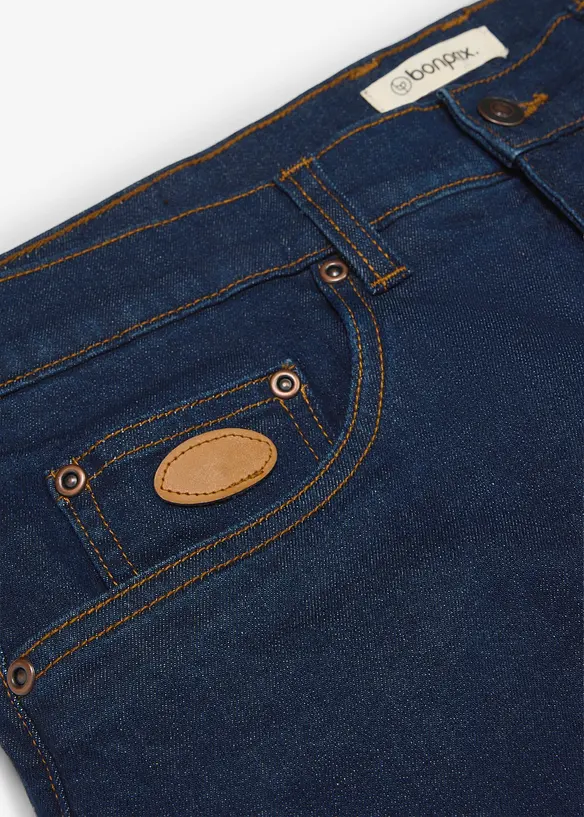 Thermo Classic-Fit-Jeans mit w&auml;rmendem Fleecefutter, Straight, bonprix