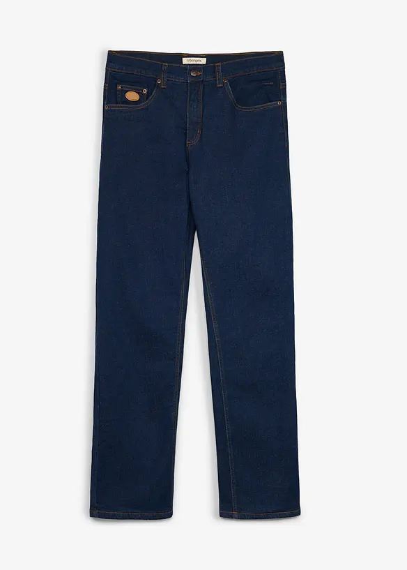 Thermo Classic-Fit-Jeans mit w&auml;rmendem Fleecefutter, Straight, bonprix