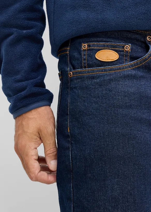 Thermo Classic-Fit-Jeans mit w&auml;rmendem Fleecefutter, Straight, bonprix