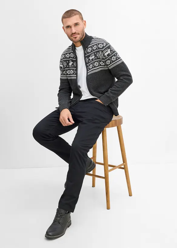 Norweger-Strickjacke in Regular Fit, bonprix