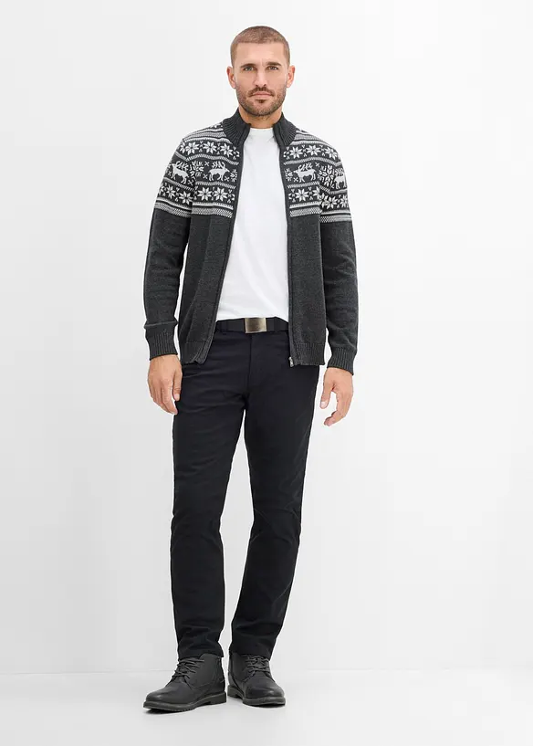 Norweger-Strickjacke in Regular Fit, bonprix