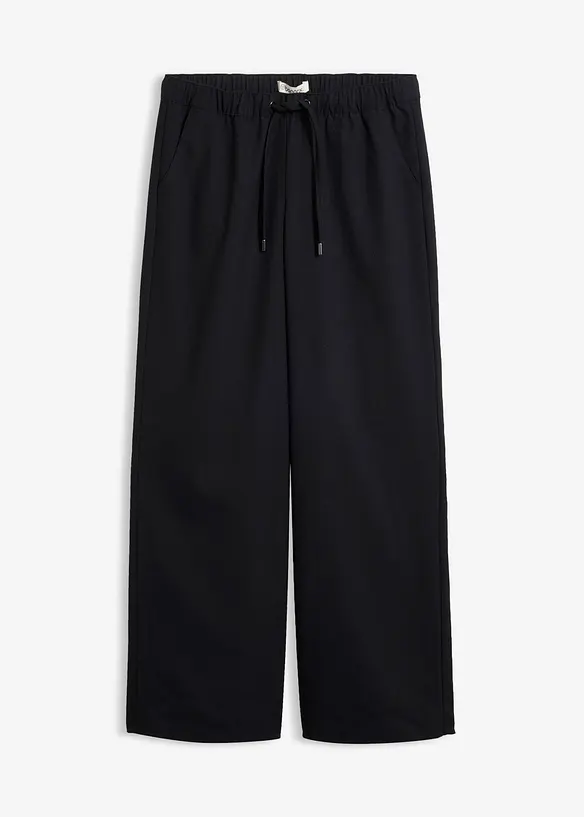 Pantalon en viscose m&eacute;lang&eacute;e, bonprix