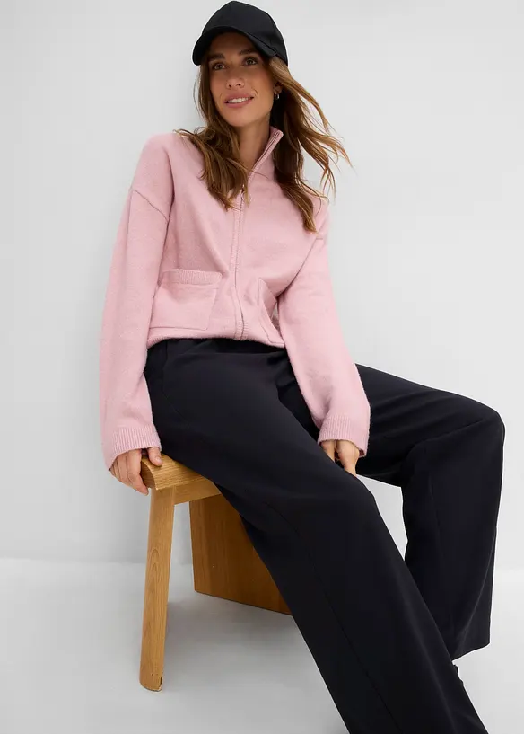 Pantalon en viscose m&eacute;lang&eacute;e, bonprix