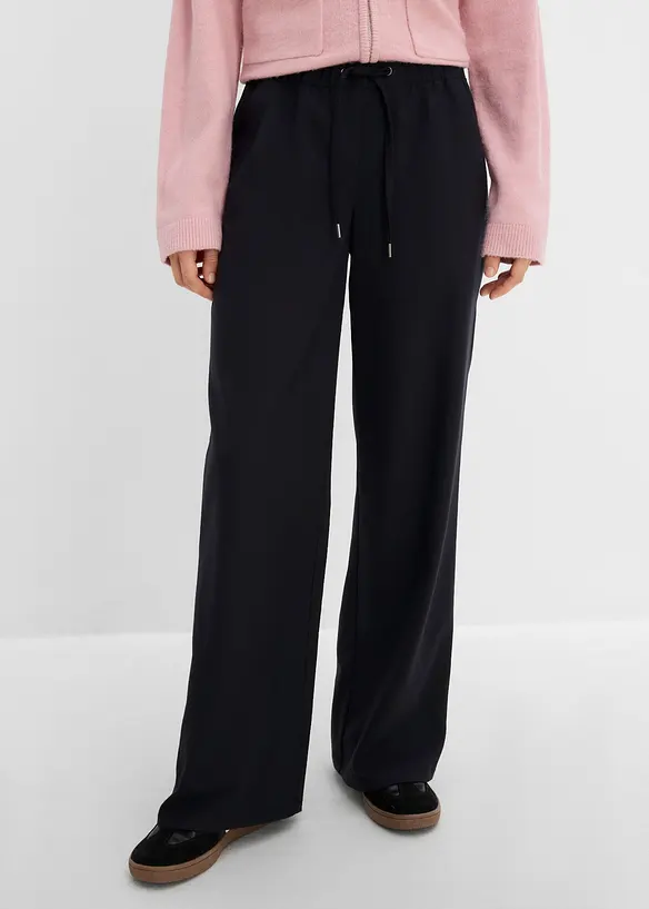 Pantalon en viscose m&eacute;lang&eacute;e, bonprix