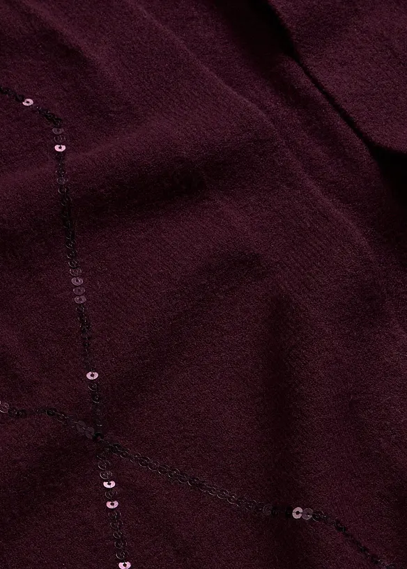 Longstrickjacke mit Pailletten, bonprix
