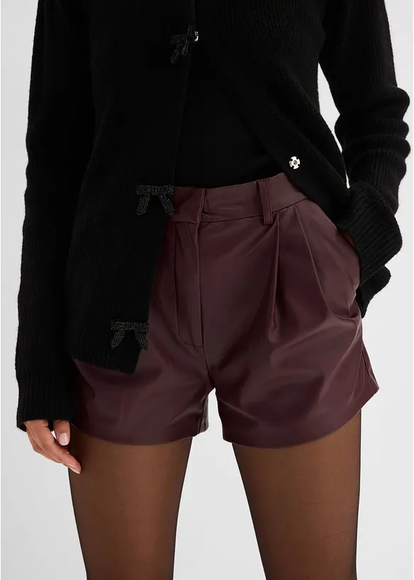Short en tissu rev&ecirc;tu, bonprix