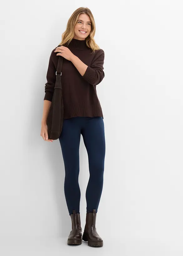 Legging chaud &agrave; taille &eacute;lastiqu&eacute;e, bonprix