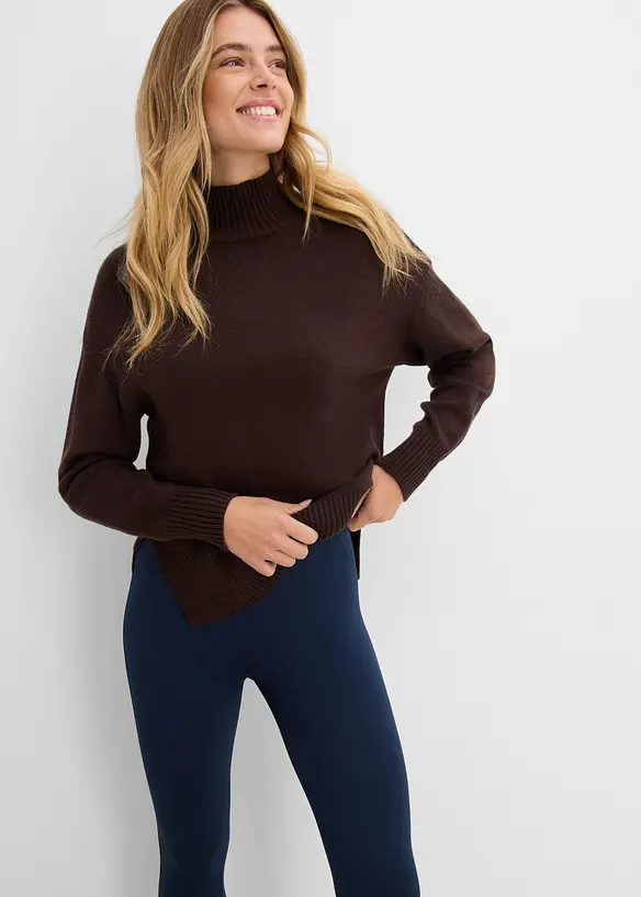 Legging chaud &agrave; taille &eacute;lastiqu&eacute;e, bonprix