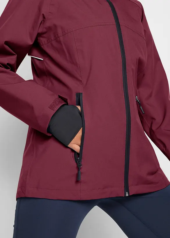 Veste imperm&eacute;able &agrave; d&eacute;tails r&eacute;fl&eacute;chissants, bonprix