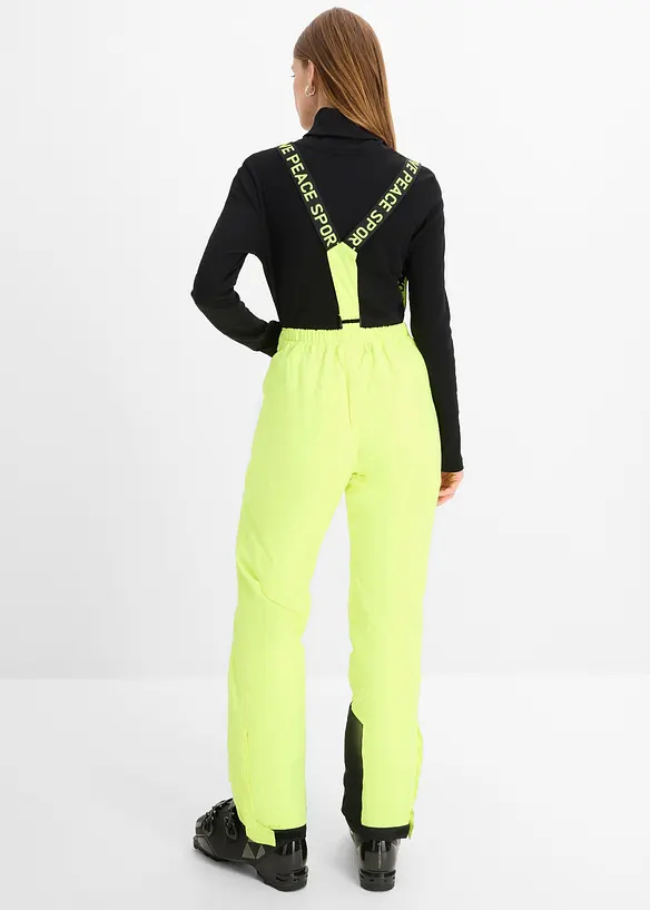 wasserdichte Ski-Funktions-Thermohose mit abnehmbaren Tr&auml;gern, bonprix