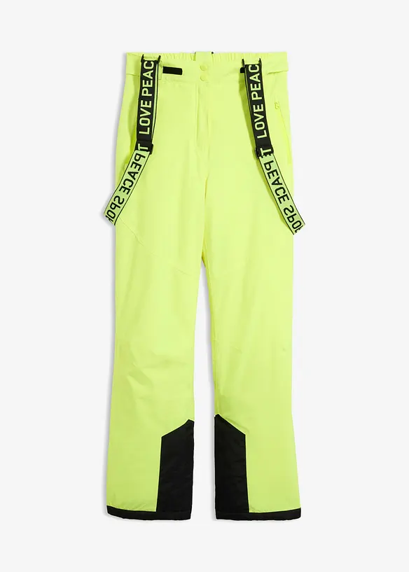 wasserdichte Ski-Funktions-Thermohose mit abnehmbaren Tr&auml;gern, bonprix