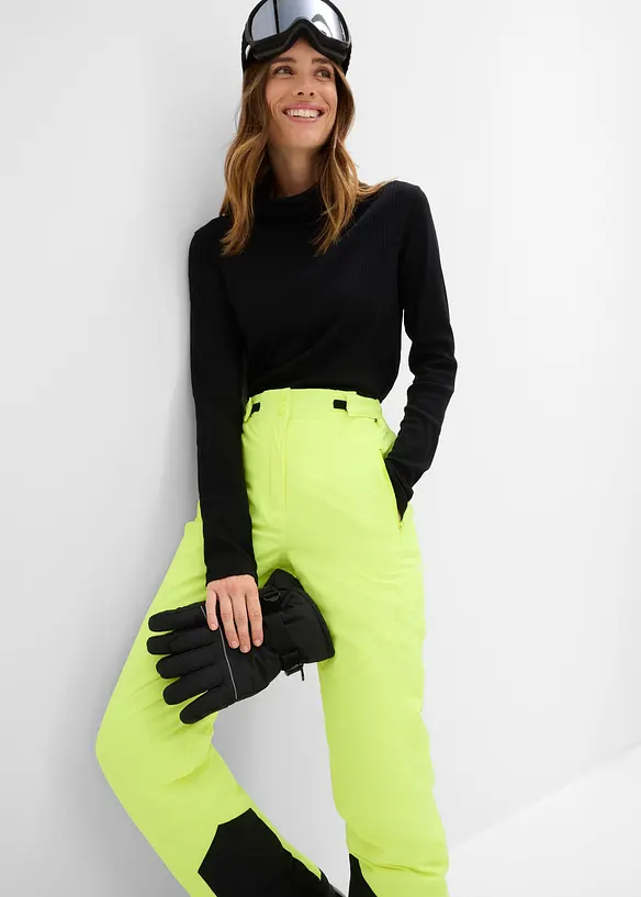 wasserdichte Ski-Funktions-Thermohose mit abnehmbaren Tr&auml;gern, bonprix