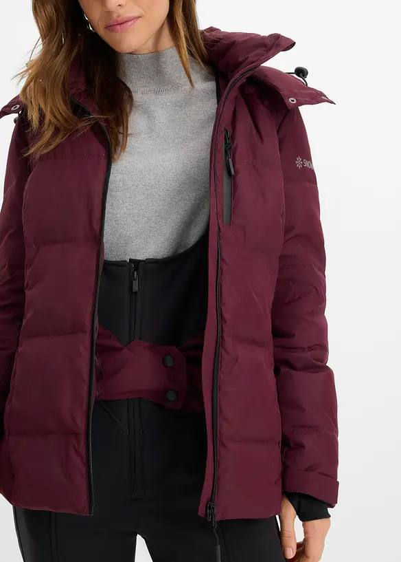 Veste de ski d&eacute;perlante en duvet isolant, bonprix