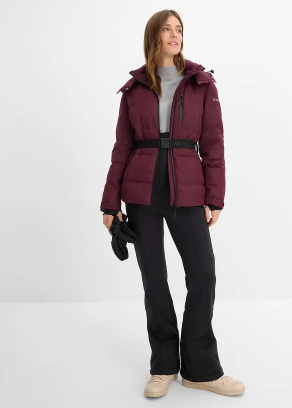 Veste de ski d&eacute;perlante en duvet isolant, bonprix