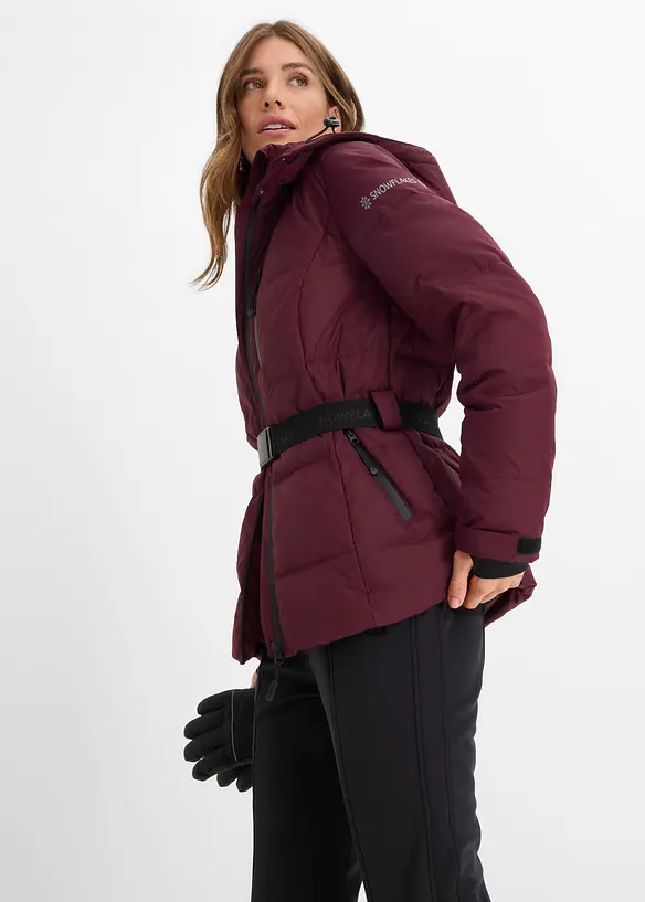 Veste de ski d&eacute;perlante en duvet isolant, bonprix