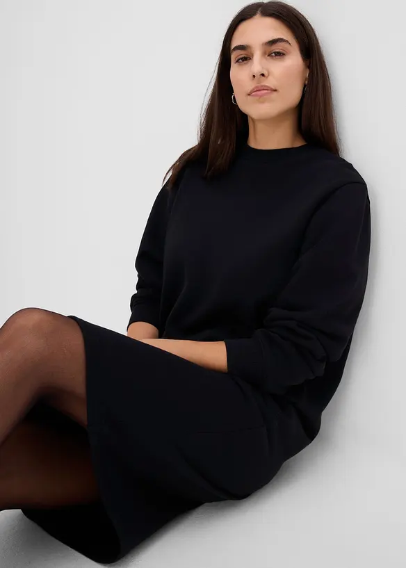 Sweatkleid aus reiner Bio-Baumwolle, bonprix