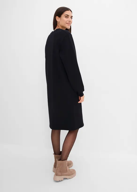 Sweatkleid aus reiner Bio-Baumwolle, bonprix