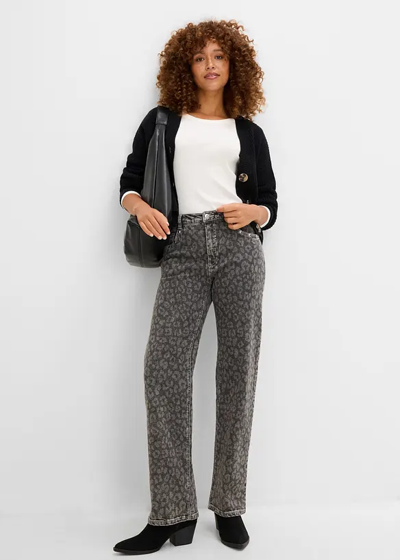 Straight-Jeans High Waist, bonprix