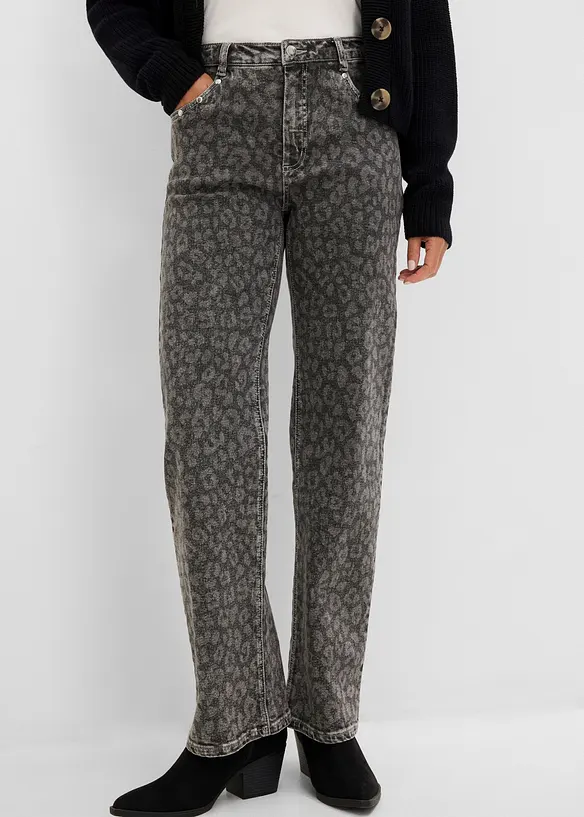 Straight-Jeans High Waist, bonprix
