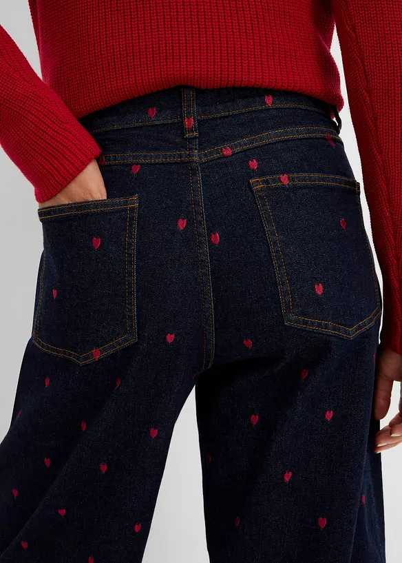 Barrel-Jeans High Waist, bonprix