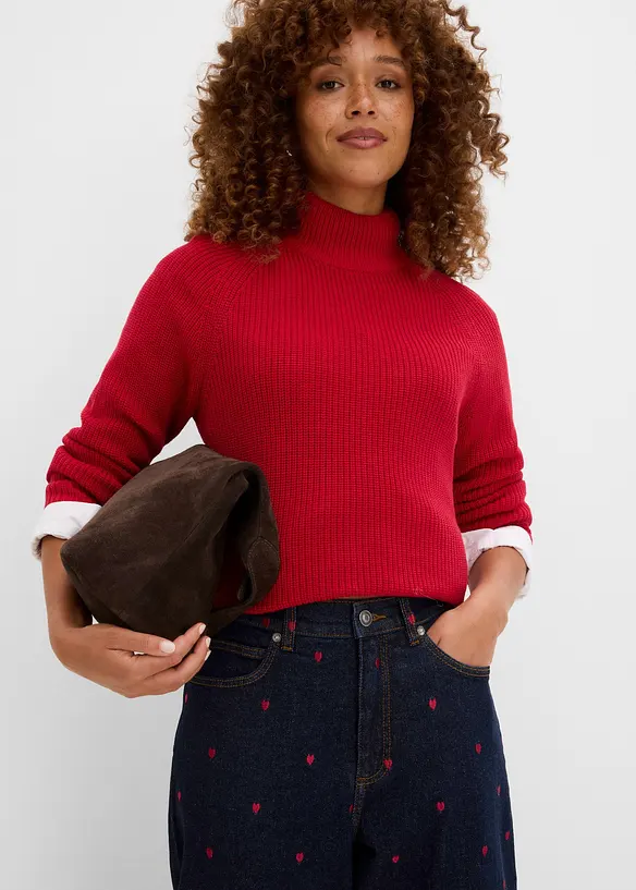 Barrel-Jeans High Waist, bonprix