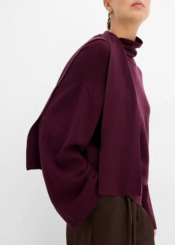 Pull oversize et doux en viscose majoritaire, bonprix