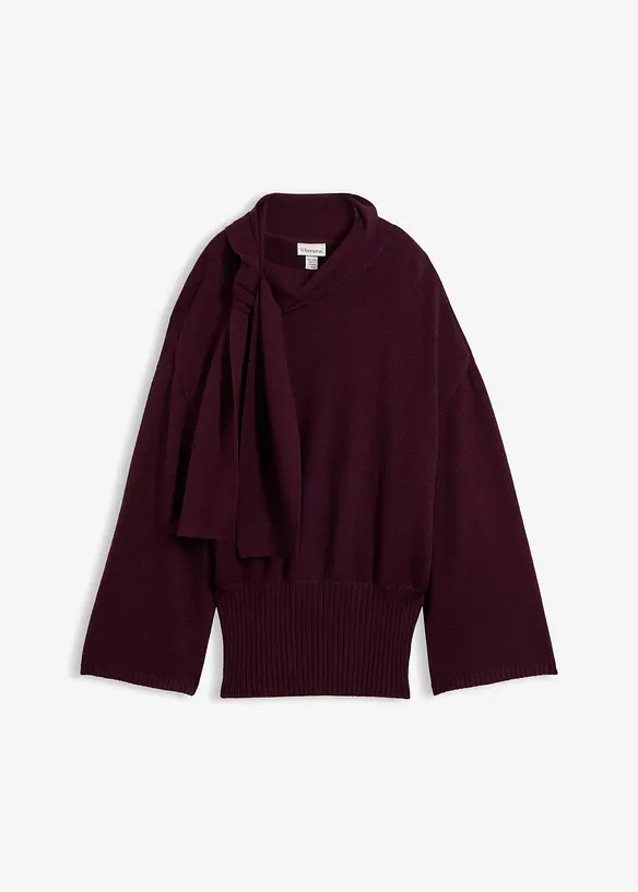 Pull oversize et doux en viscose majoritaire, bonprix