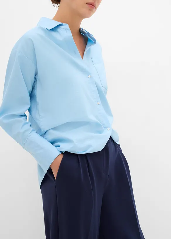 Bundfaltenhose aus bequemen Punto di Roma, bonprix