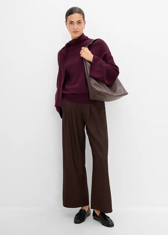 Pull oversize et doux en viscose majoritaire, bonprix